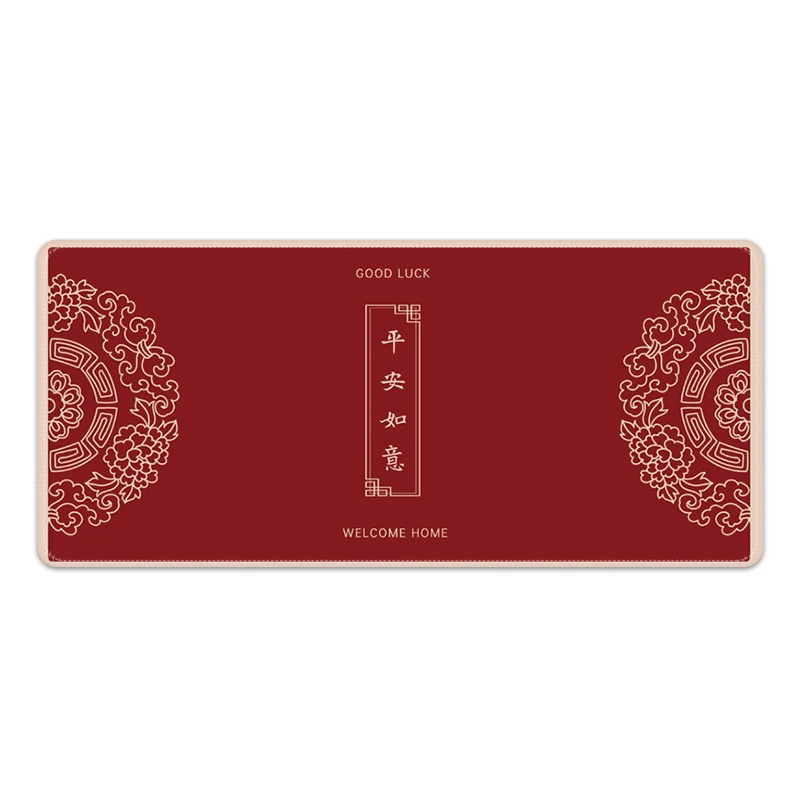 【116号】中国风国潮鼠标垫超大号办公桌垫电竞复古加厚防滑西早