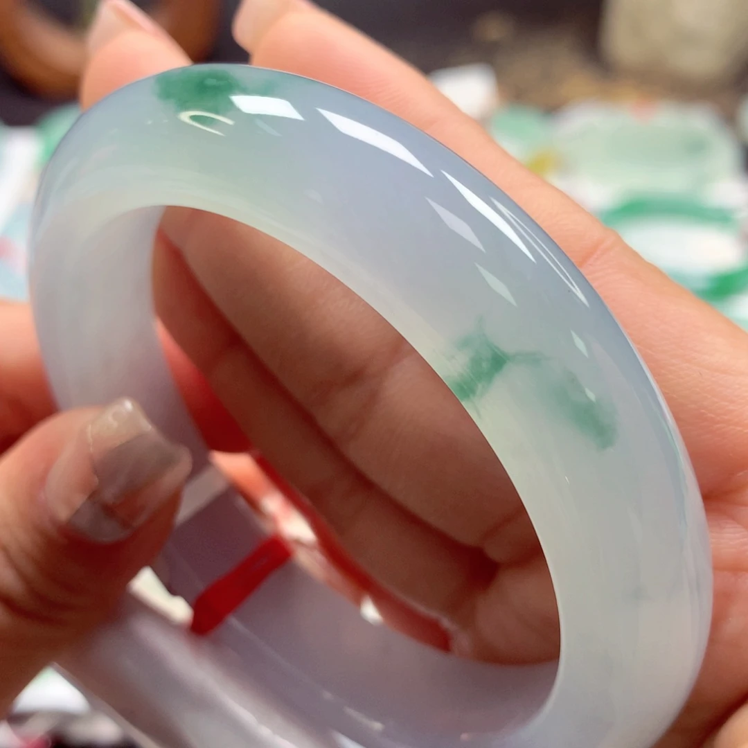 翡翠手镯未镶嵌58正31号88