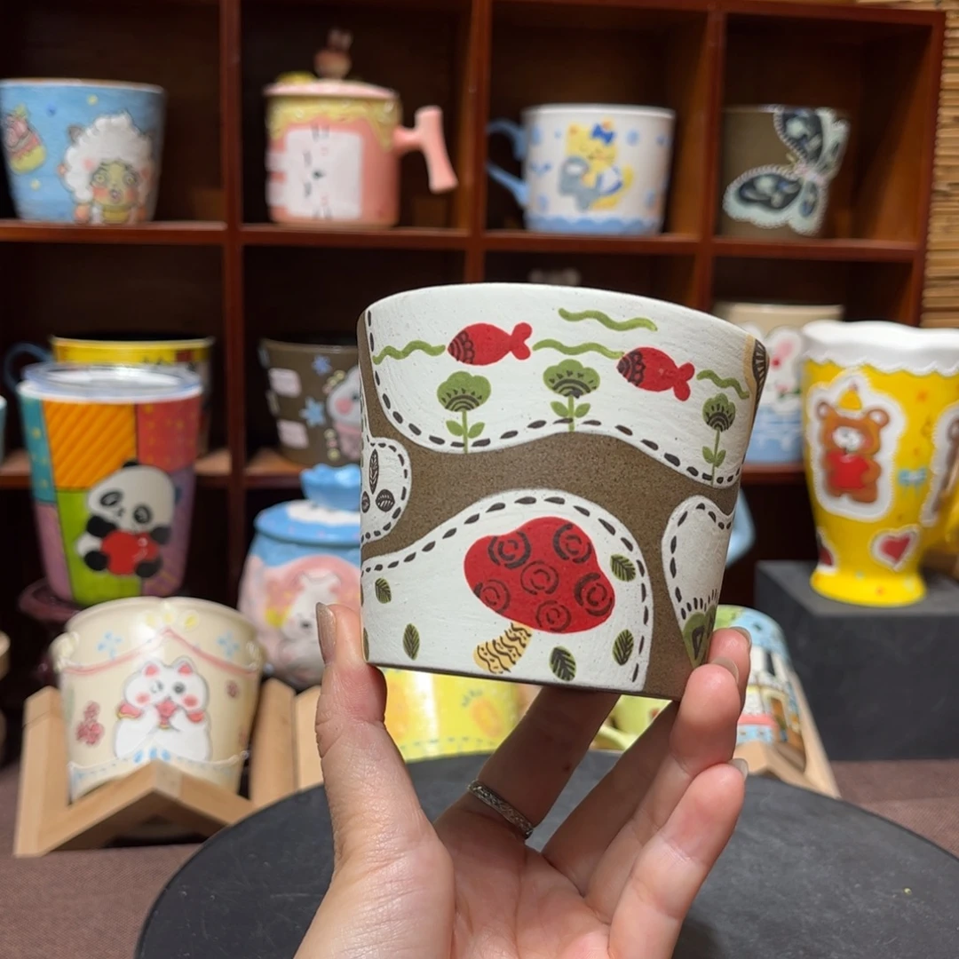 杯子陶景德镇陶瓷马克杯