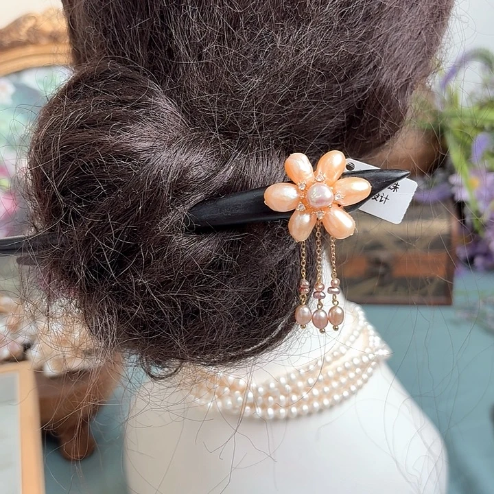 淡水珍珠未镶嵌发饰
