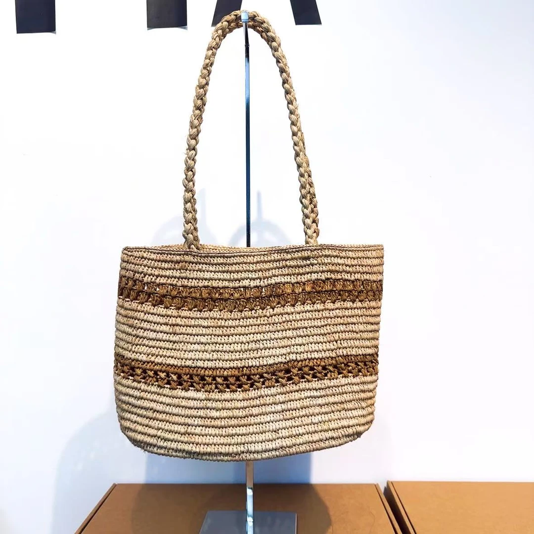 124 拉菲草编织包包非洲进口手工制作