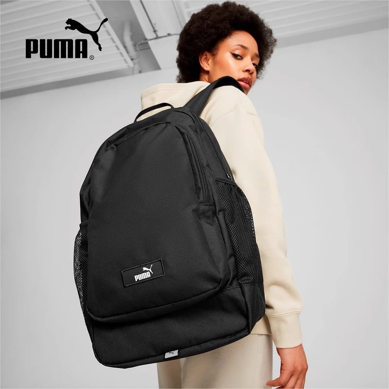 PUMA彪马中性拼接拉链双肩背包百搭韩版多功能休闲包6PU09137601