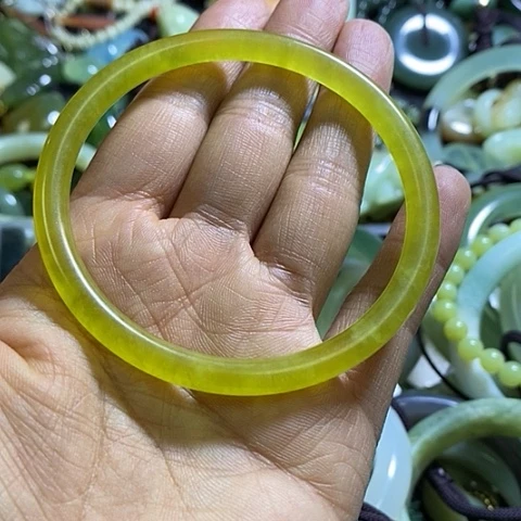 岫玉未镶嵌手镯自己备注口径