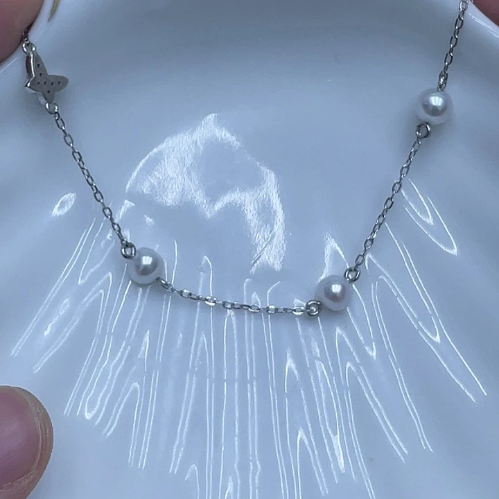 淡水珍珠手绳银S925镶嵌