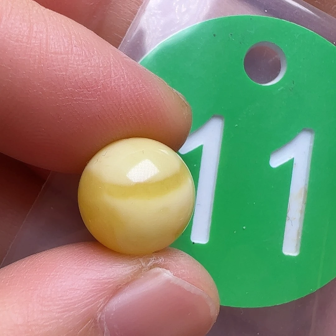 蜜蜡未镶嵌珠宝奇石11mm花粉