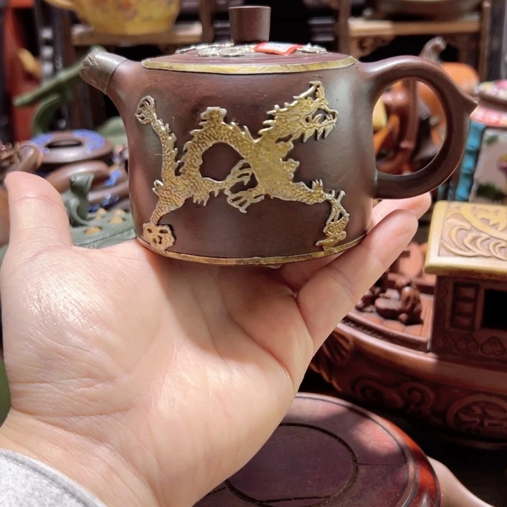 茶壶紫砂紫砂壶收藏起来了！