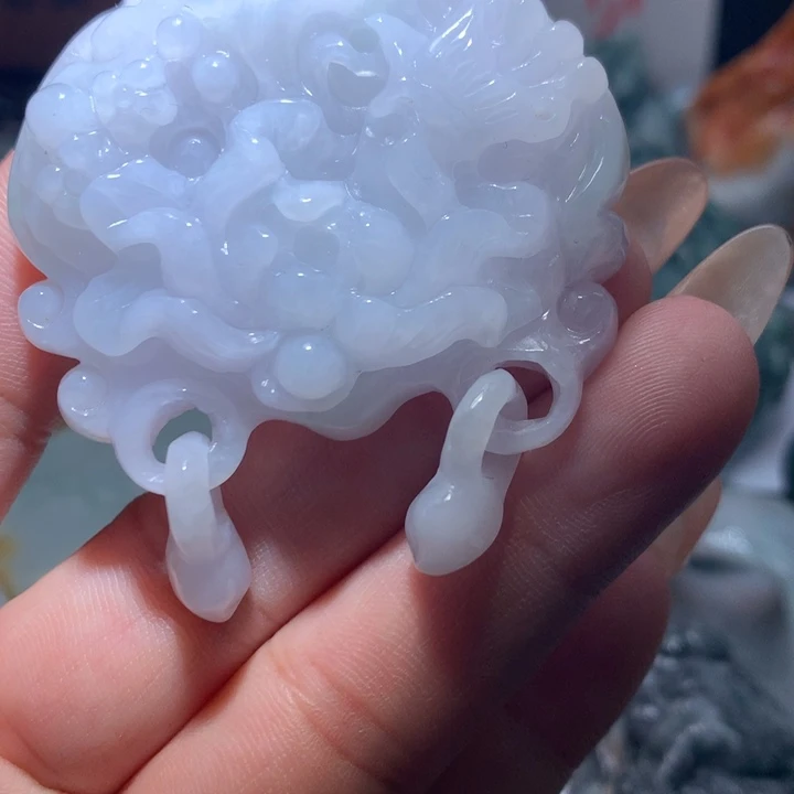 翡翠未镶嵌颈饰保真天然A货翡翠