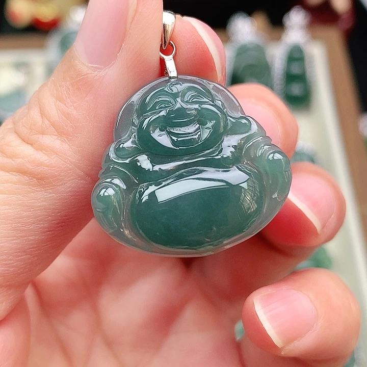 颈饰未镶嵌翡翠吊坠