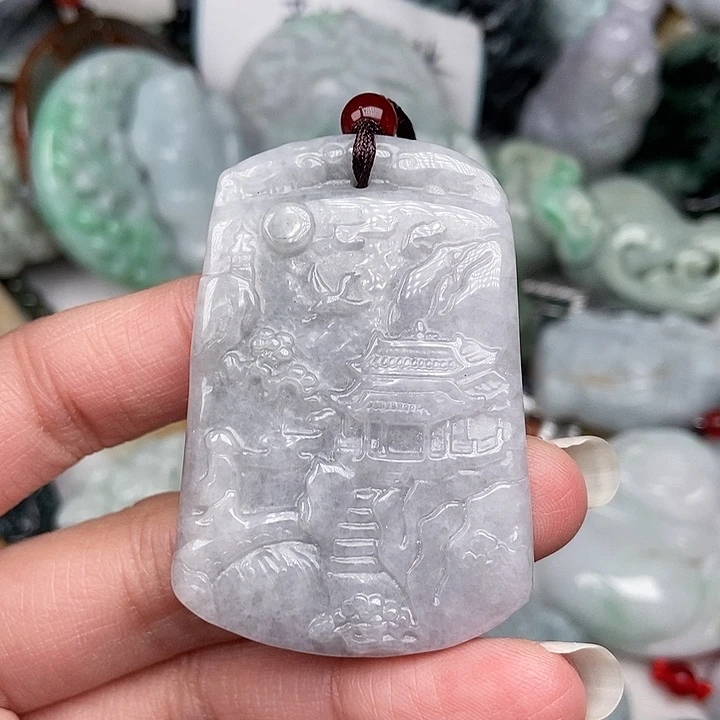 颈饰未镶嵌翡翠翡翠