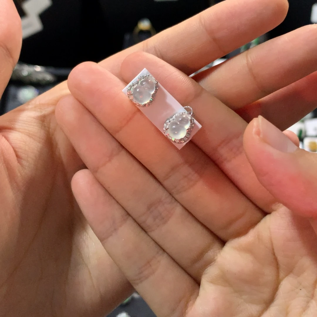 翡翠戒指银S925镶嵌