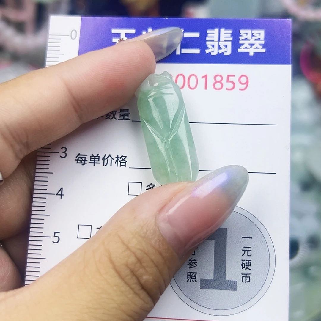翡翠未镶嵌吊坠(不含链)Wqqq
