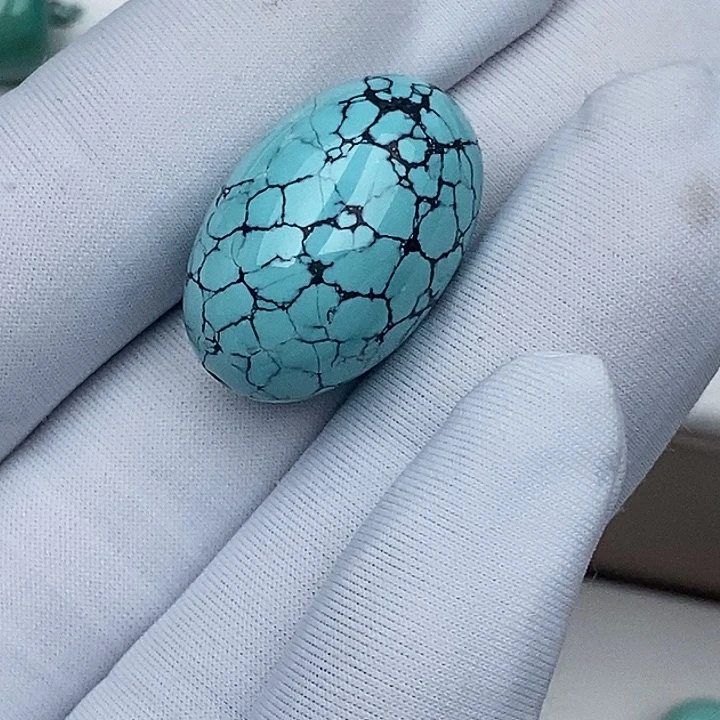 绿松石未镶嵌枣珠