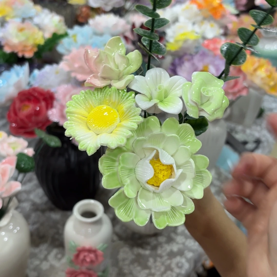 陶瓷花拍满20元带特退款拉黑