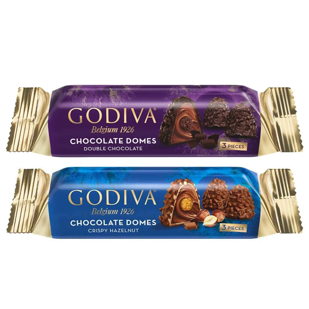 （6.18到期）4个歌帝梵臻粹双重榛子巧克力制品3颗粒30g