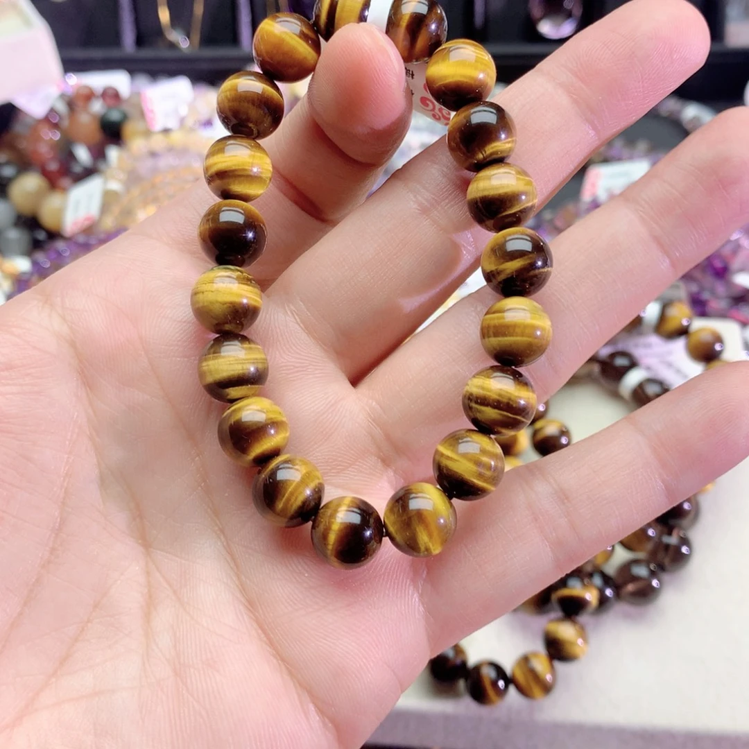 等***漫手链未镶嵌水晶虎眼石手链10+