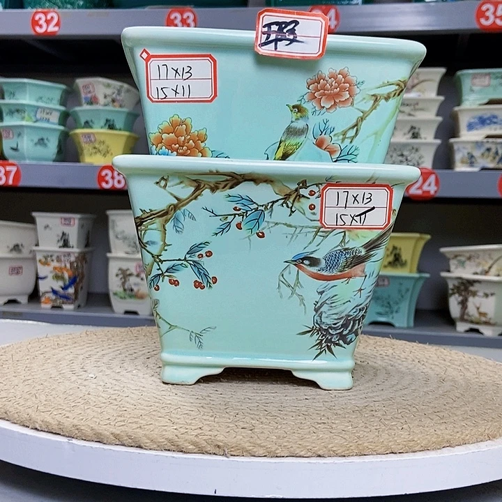 紫砂花瓶紫砂花盆