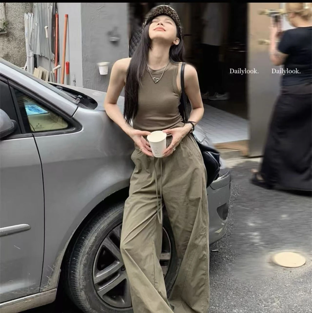 24713工装裤直筒宽松百搭