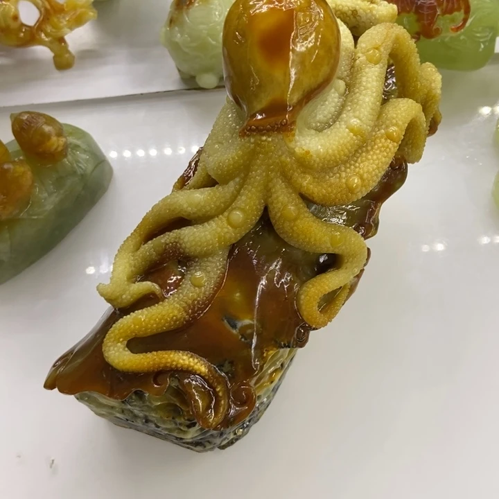 皇***哥石材天然岫岩玉摆件