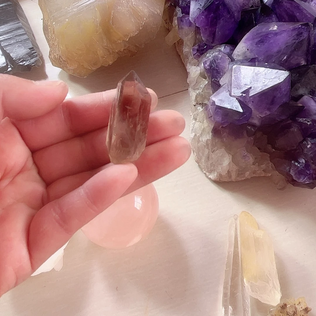 水晶天然水晶原石未镶嵌净*?