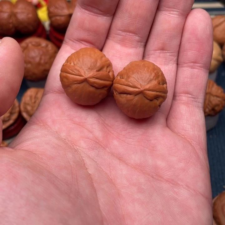 把件文玩核桃金豆