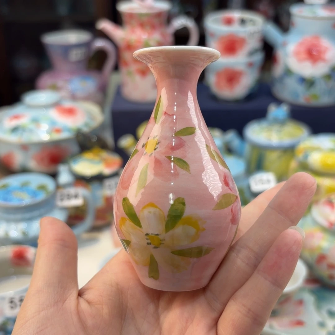 瓷片景德镇手绘高温釉下彩陶瓷茶具