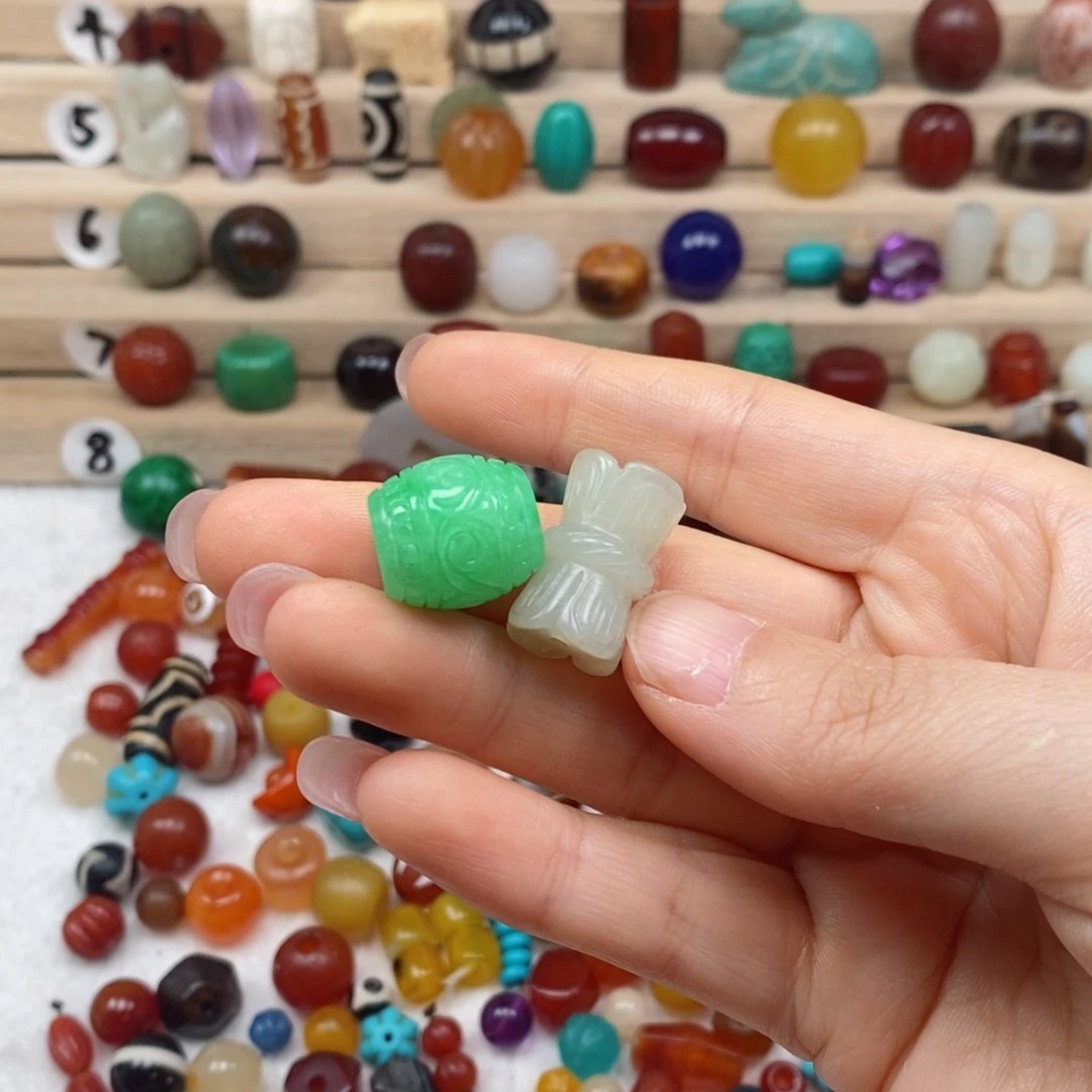 未镶嵌颈饰玛瑙/玉髓烤*米