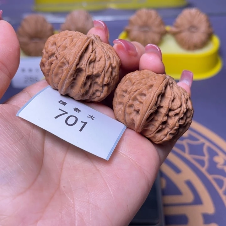 文玩核桃把件磨盘38/701