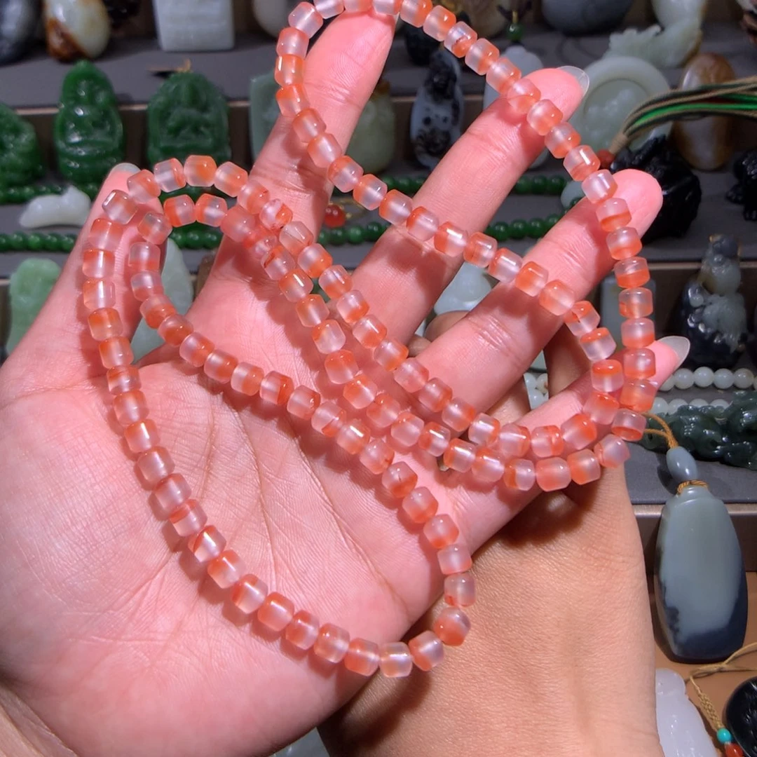 南红玛瑙手链未镶嵌