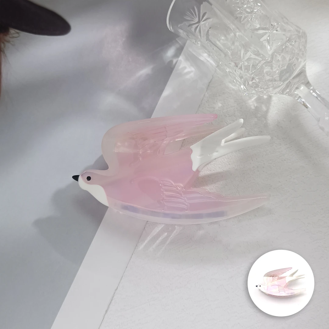 WXYY-006310【雪燕踏琼】发夹小众百搭轻奢气质时尚