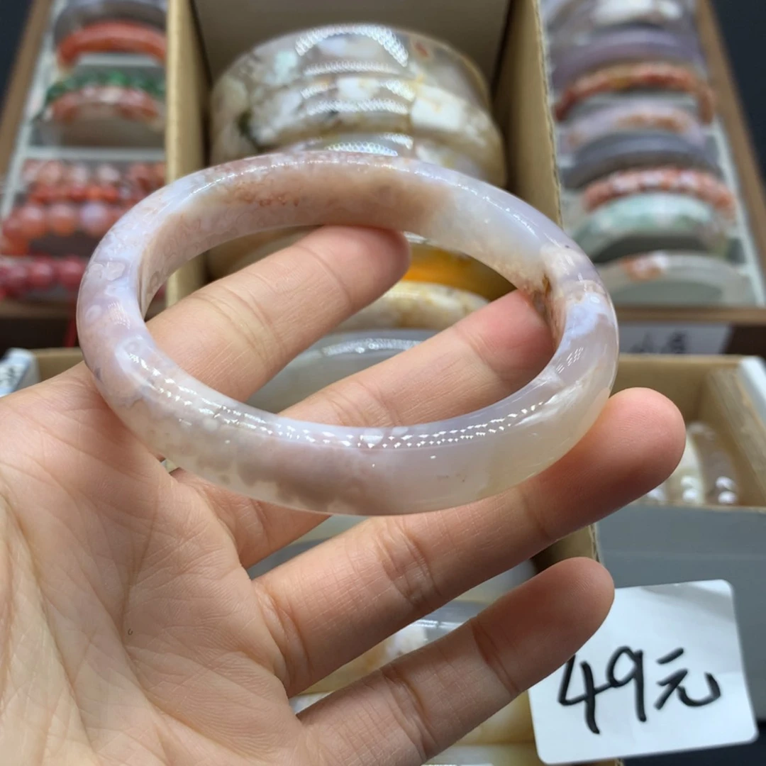 【闪购商品】玛瑙/玉髓手镯未镶嵌…*…