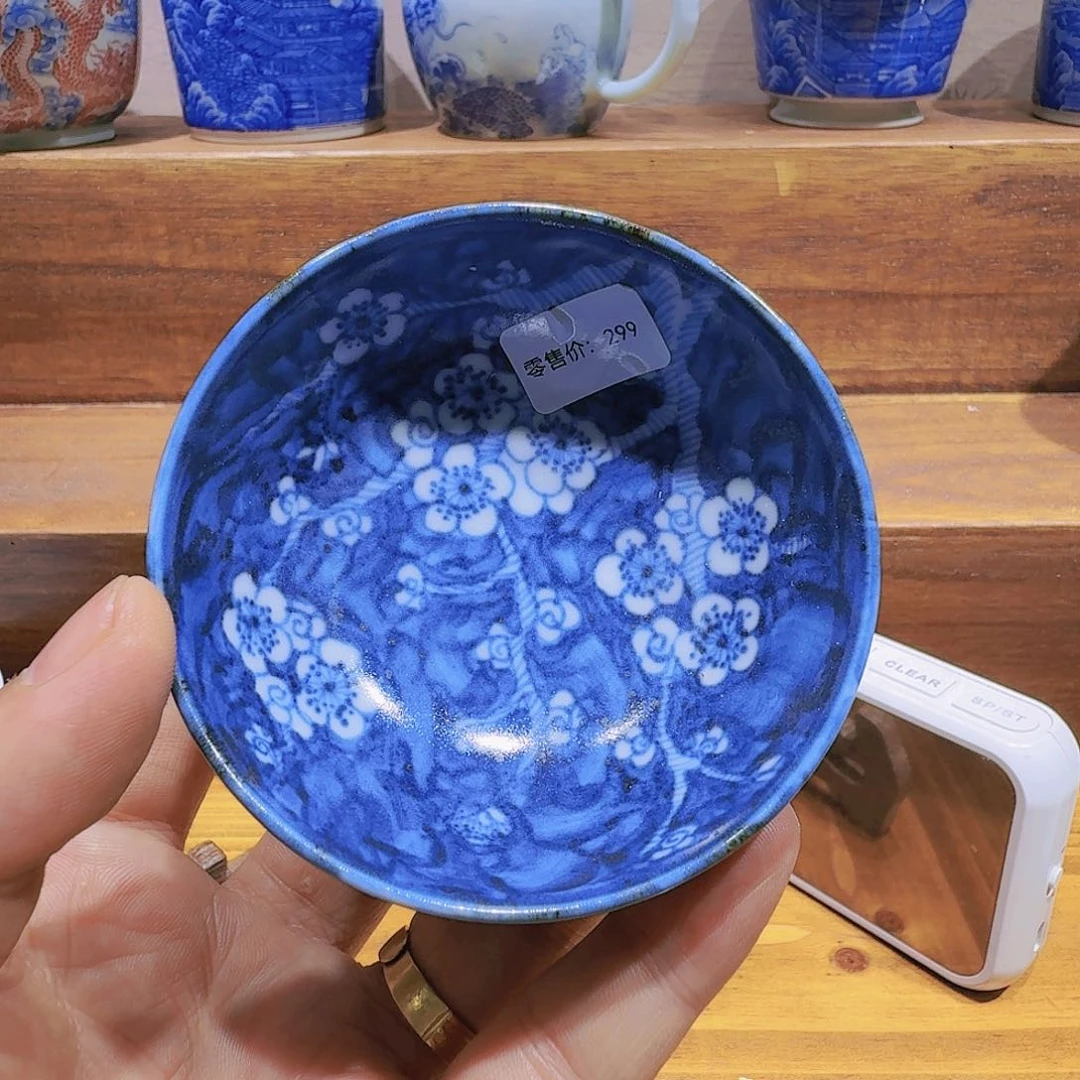 泥塑木**?主人杯手工手绘