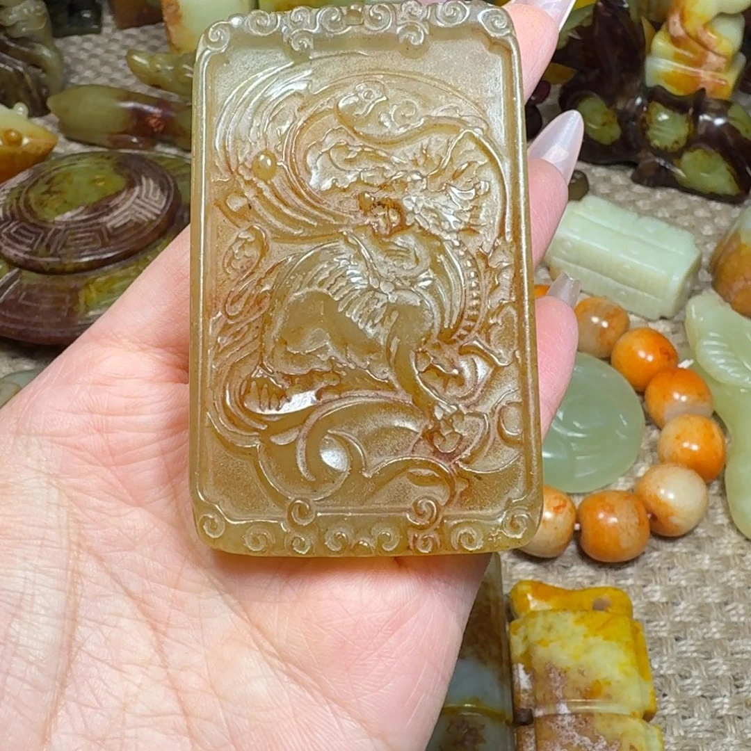 白玉菩提吊坠挂件