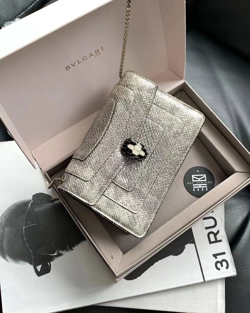 未使用 BVLGARI/宝格丽 蛇头mini斜挎包 16cm 15654678