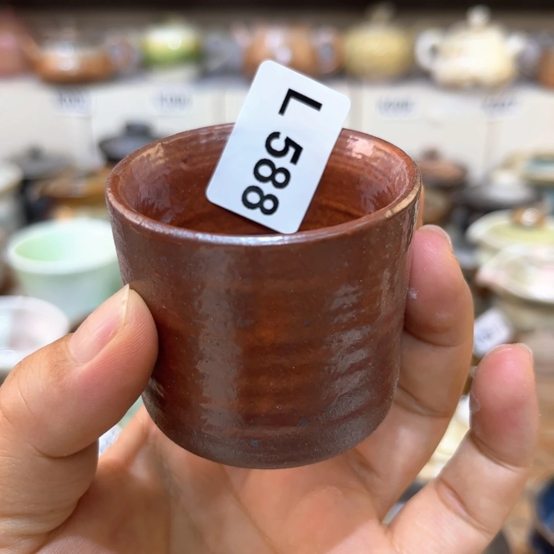 茶杯朱泥陶瓷艺术