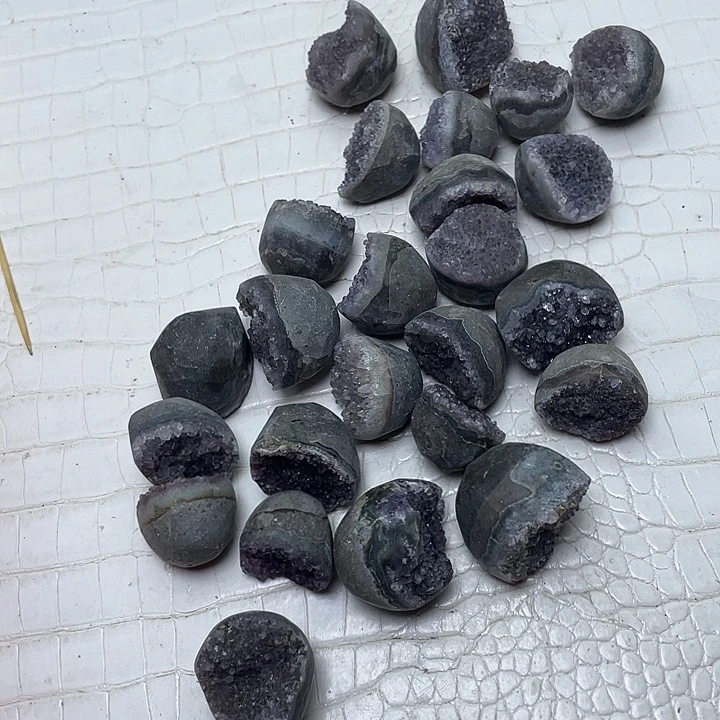 珠宝半成品紫晶未镶嵌