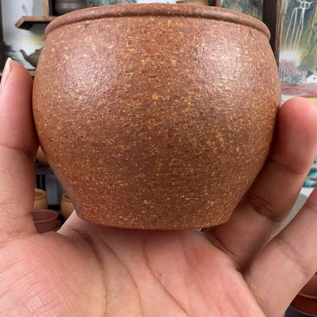 紫砂茶杯拙器甄选，纯原本矿。