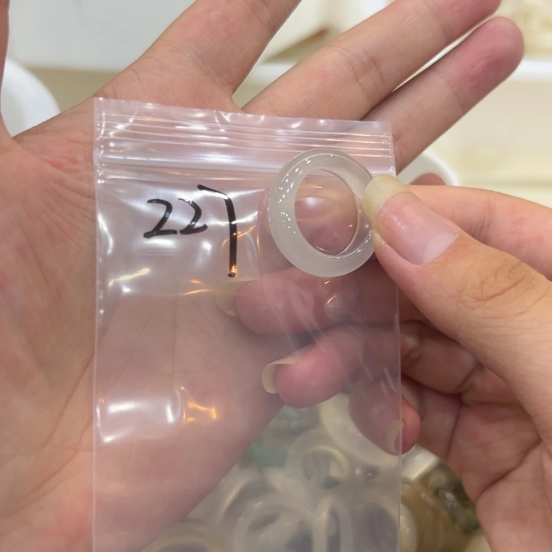 玛瑙/玉髓戒指合金227港15