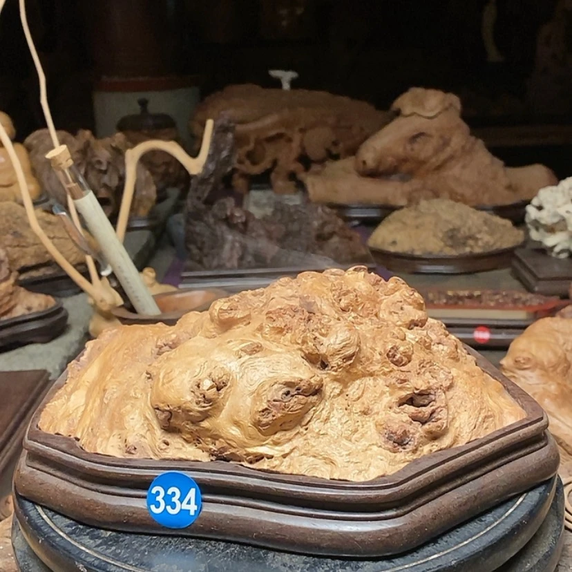 【闪购商品】3 34号荔枝木香炉工艺