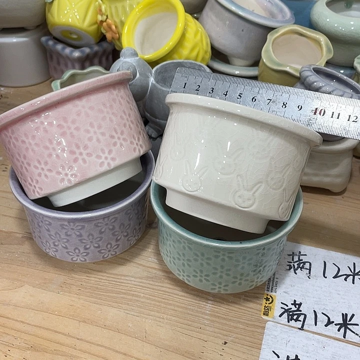 红陶陶瓷花盆凑12米包邮