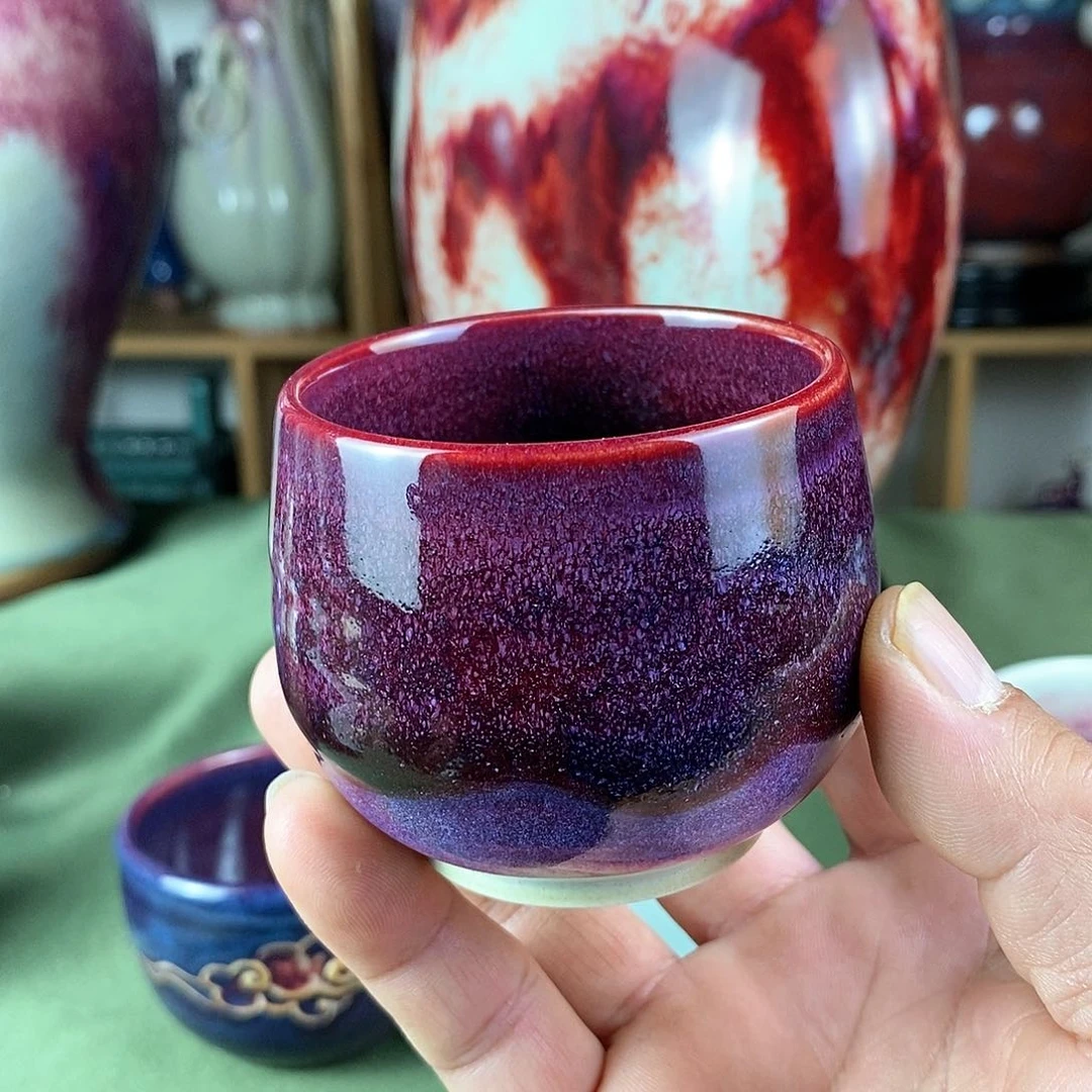 陶瓷鸡蛋杯，传统煤烧