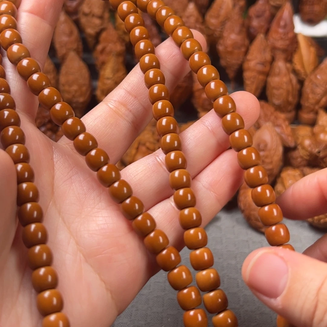 刀***血橄榄核手串/手链核雕