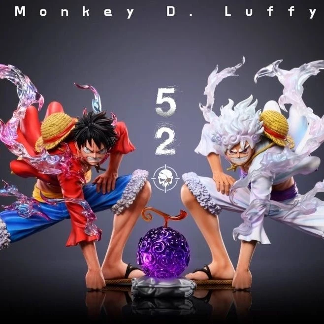 八倍镜尼卡路飞手办海贼王动漫周边模型手办GK雕像桌搭机箱手办