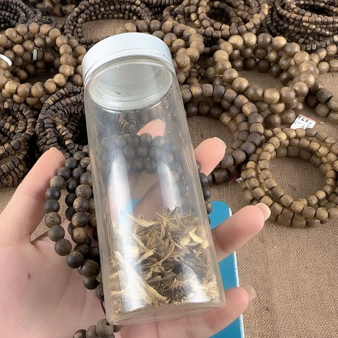 喔***燎沉香碎屑沉香奇楠沉香沉水07圆珠26g多圈多样性发一