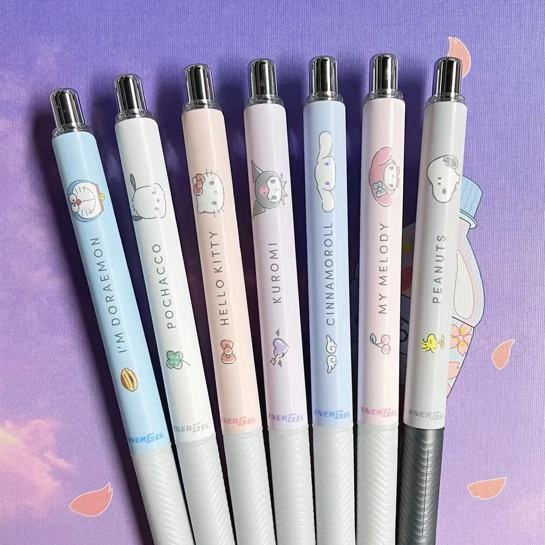 888-1【单支】新款派通三丽鸥限定中性笔美乐蒂凯蒂猫史努比联名