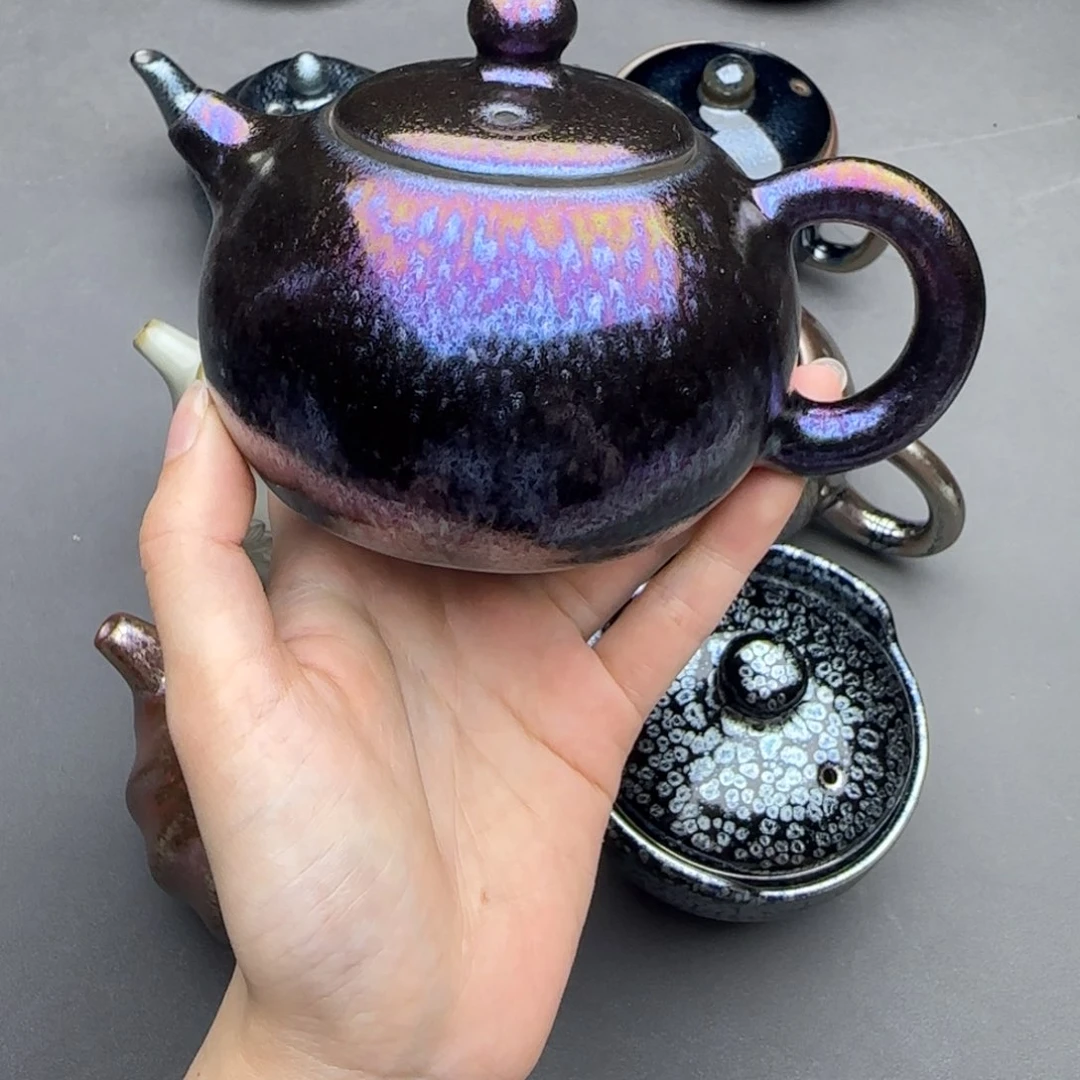 茶盏建盏耀变茶壶西施