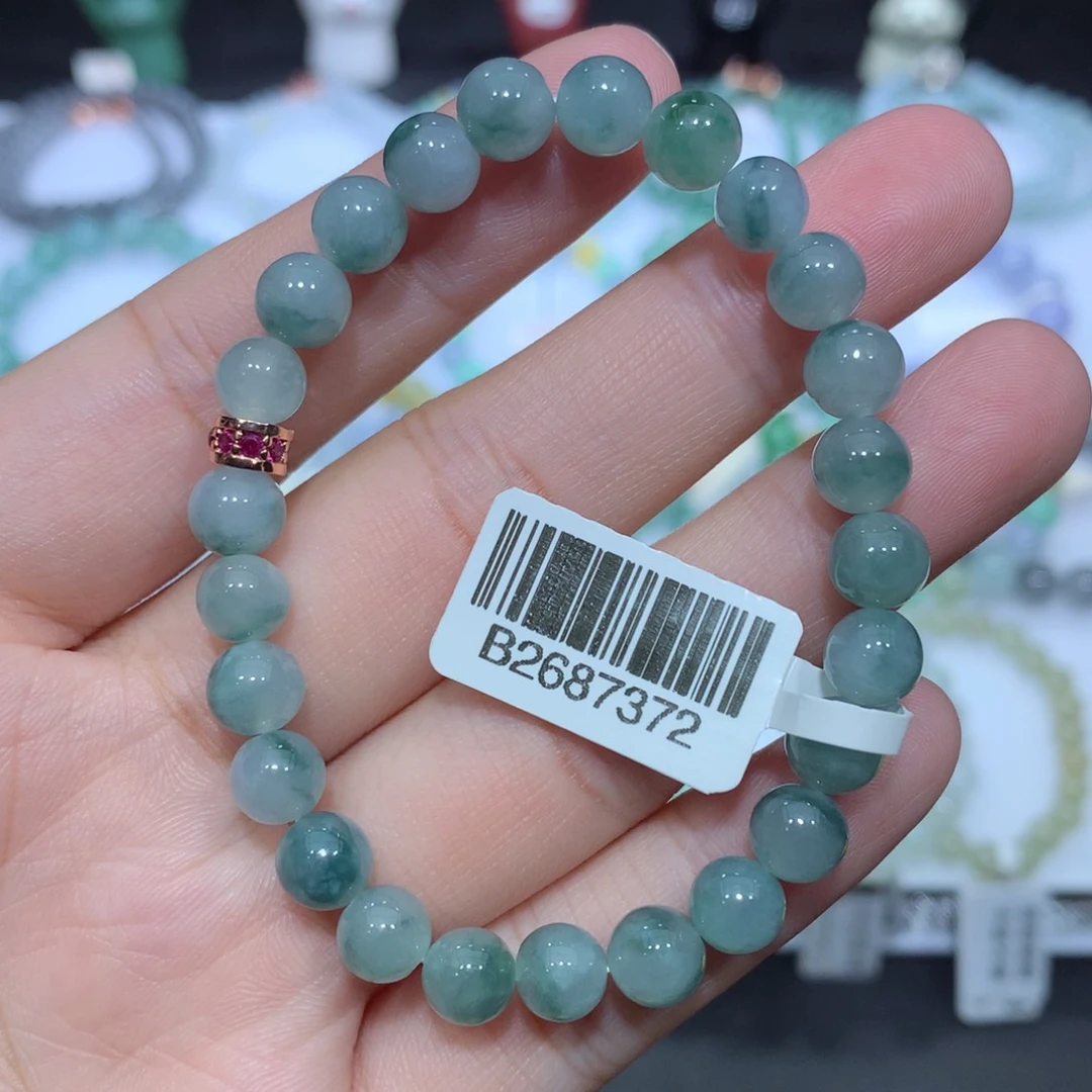 翡翠未镶嵌手串天然