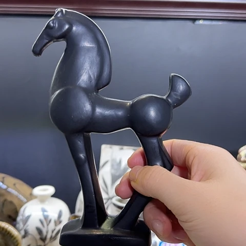 瓷片国营厂库存摆件