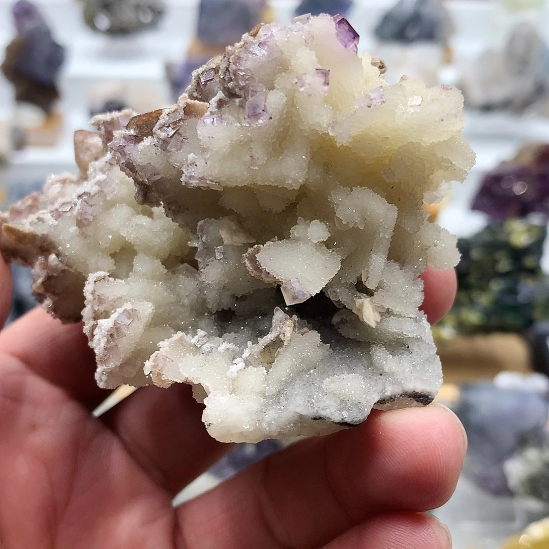 石材贵州砂糖紫紫萤石