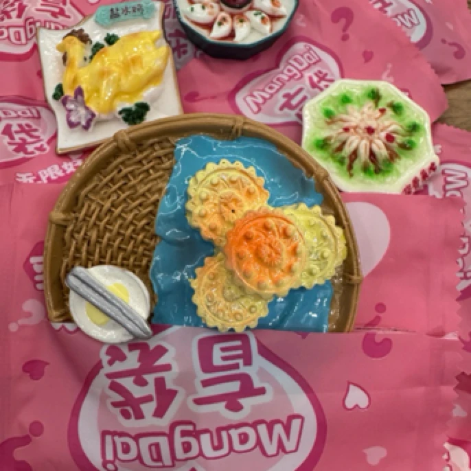 创意立体食玩对对碰仿真树脂冰箱贴手工制品