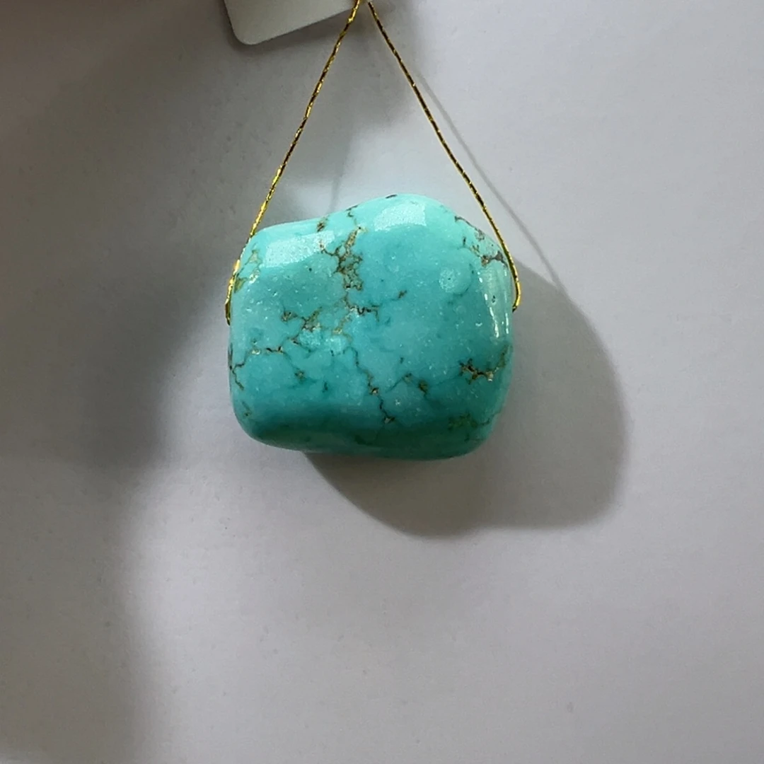 绿松石未镶嵌挂件